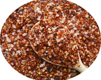 Smoked Crushed Chilli Sea Salt Coarse Mix  Dry Seasonings BBQ Rub