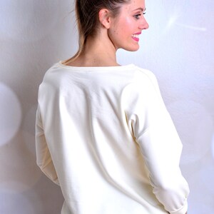 sweatshirt TRACY cream white face pullover stripes by STADTKIND POTSDAM image 3