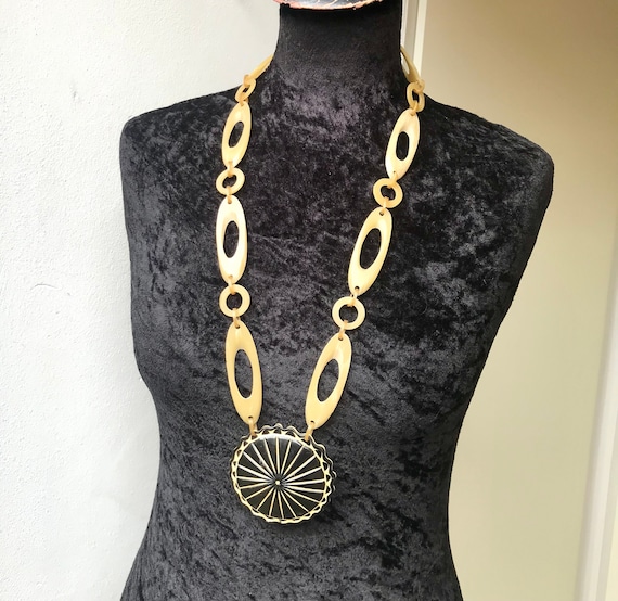 Collier Art Déco 1925 En Bakélite Vintage - Pièce Unique De Collection, Occasion, Multicolore