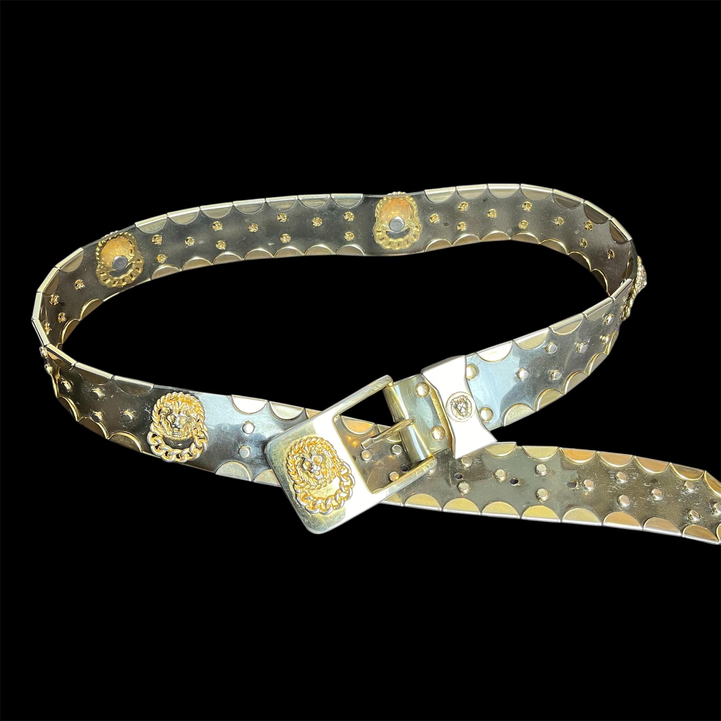 Versace Lion Belt - Etsy display picture 3