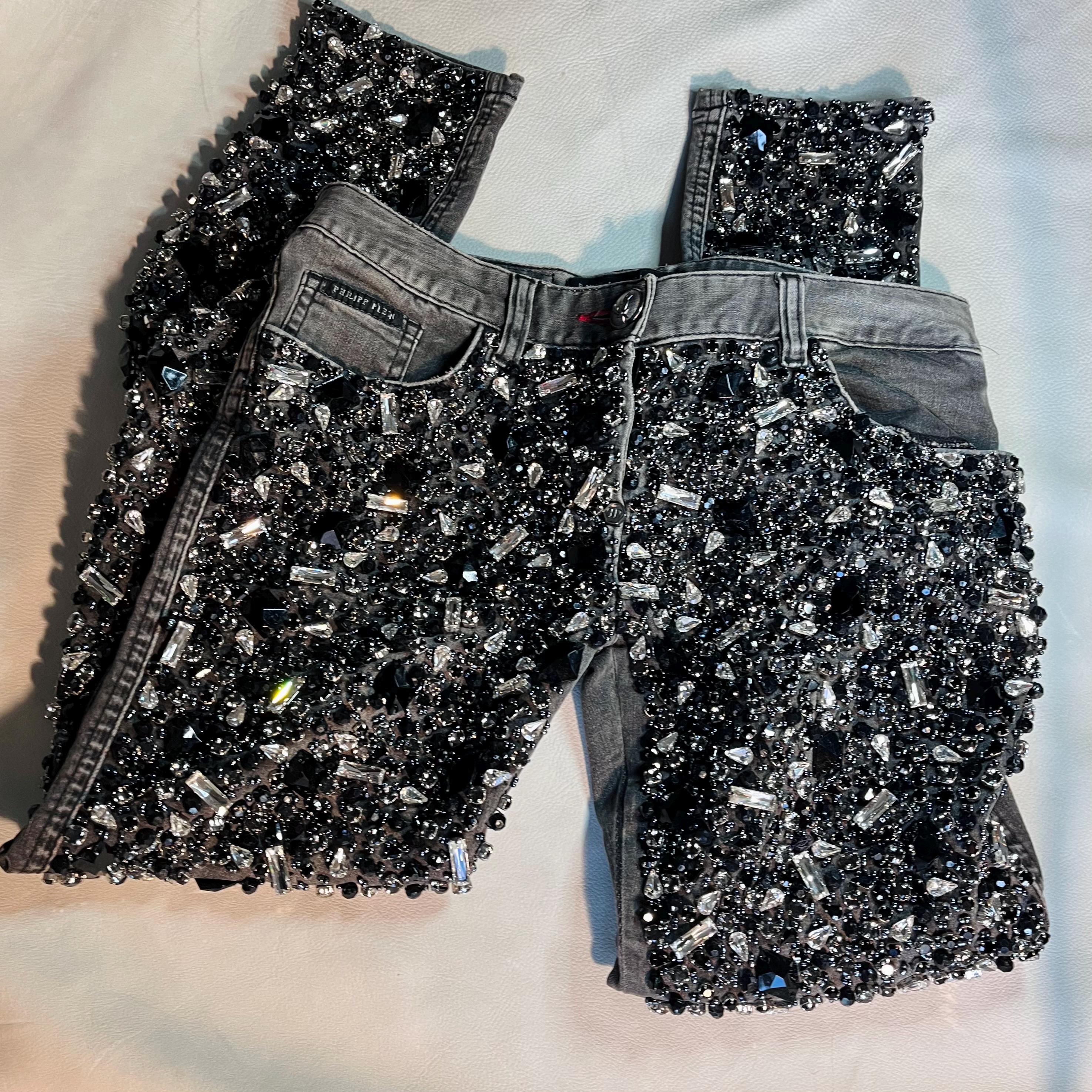 Vintage Glitter Jeans - Etsy Ireland