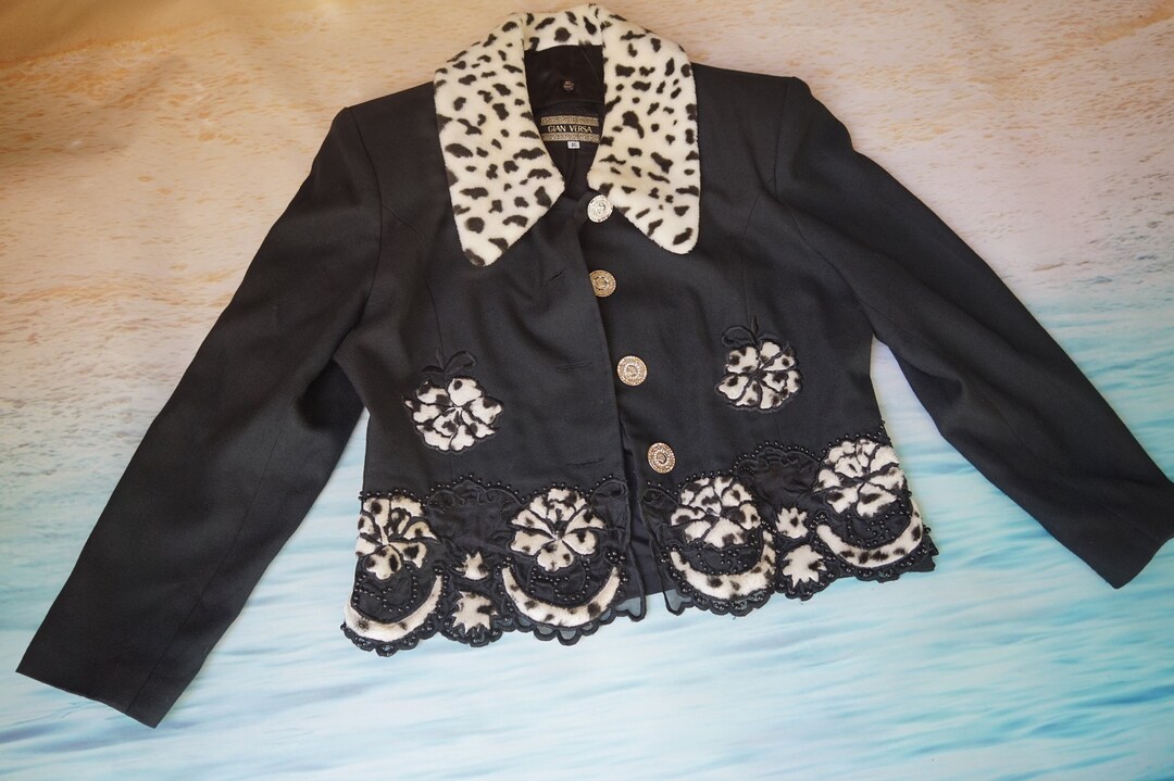 ジャケット・アウター Versace jeans stripe short cotton jacket 16340256IE_14_f.jpg