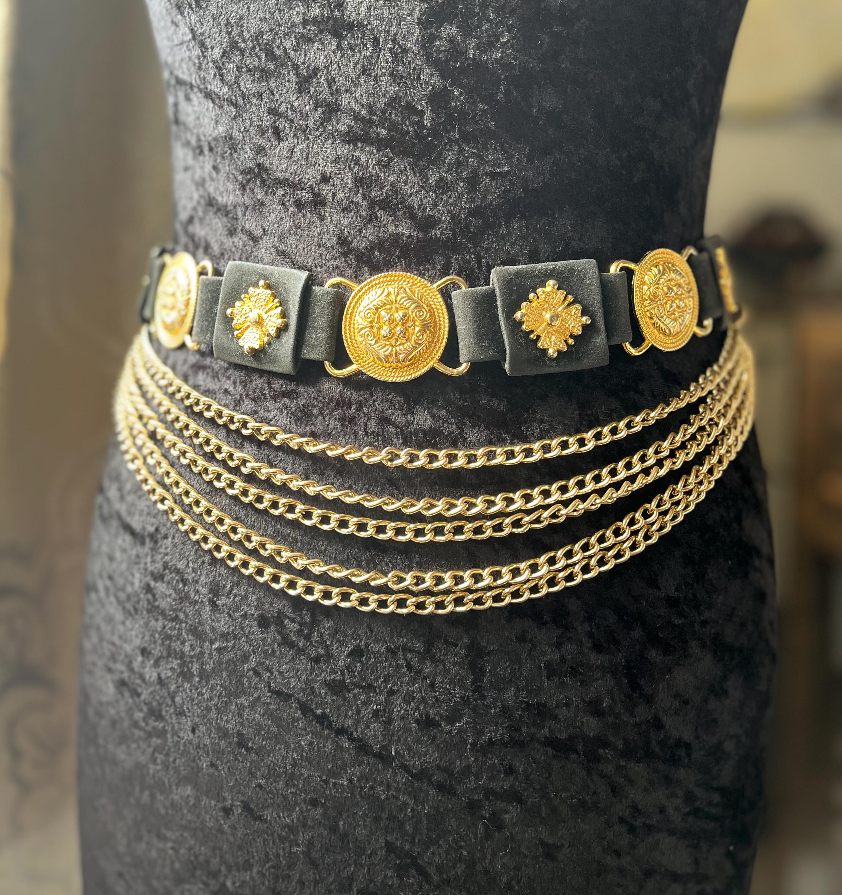 Versace Suspenders - Etsy