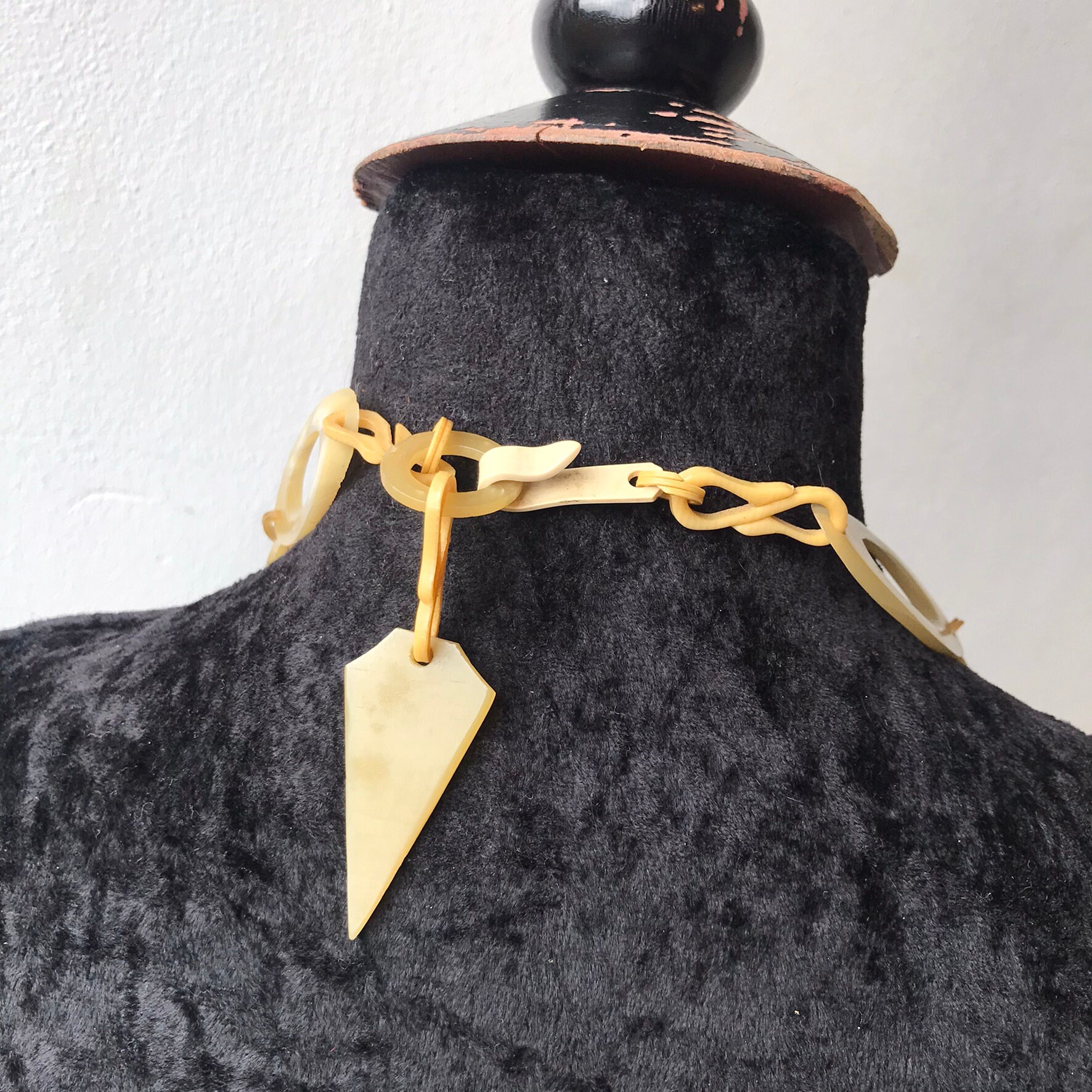 Collier Vintage Art Déco 1925 En Bakélite - Pièce Unique De Collection - Occasion