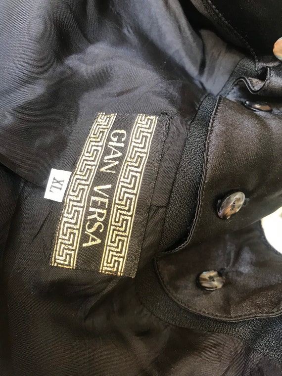GIANNI VERSACE ブルゾン ジャンニヴェルサーチGIANNI VERSACE アンゴラ混ジップニット