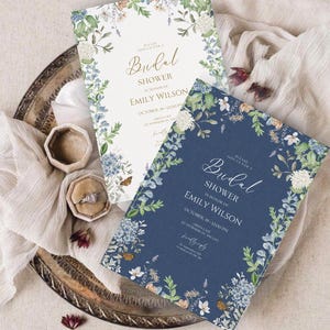 d'invitation nuptiale de douche | Toile d'invitation modifiable | Téléchargement numérique imprimable | Carte de douche nuptiale moderne