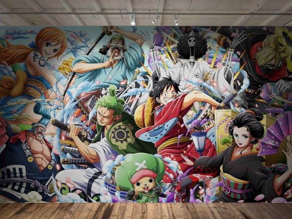 anime wall art for kids room