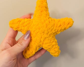 No-Sew Crochet Star Pattern – Super Bulky Christmas Ornament (PDF Pattern)