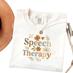 Comfort Colors® Speech Therapy Shirt, SLP Shirt, SLPA, Gift For Speech Therapist Shirt, Speech Language Pathologist, Speech Pathologist Tee