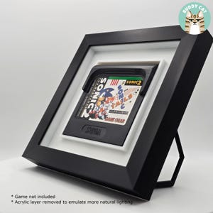 Game Gear Retro Game Frame - eksponuj swoje gry, zapewniając do nich łatwy dostęp - powieś na ścianie, postaw na półce - etui ochronne