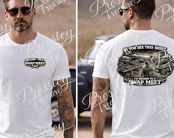 Swap Meet Shirt, Car Guy Graphic Tee, Mechanic Gift (Digital Download)