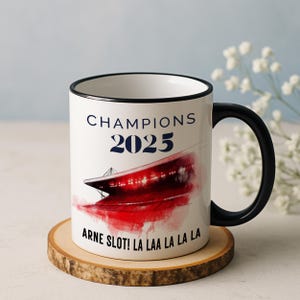 Liverpool FC Ceramic Coffee Mug 11-15oz | Soccer Premier League Champions Present | LFC Gift For Him Son, Fathers Day Gift  | YNWA Mo Salah