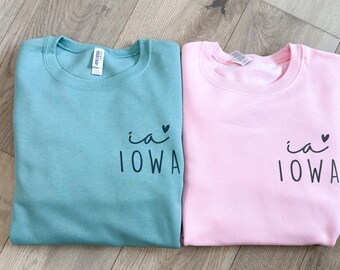 Two Print Iowa Tee/Graphic