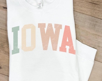 Pastel Iowa Tee/Crew