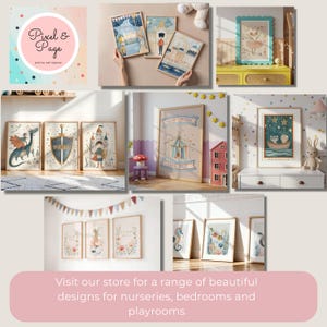 Rainy Day Mouse Art Print | Whimsical Nursery Decor (Digital Download) image 12