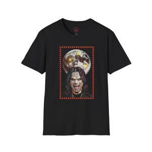 Ozzy Bark At The Moon Unisex T-Shirt - Werewolf Design
