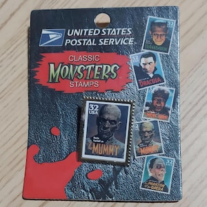 The 1997 Usps Universal Monsters Mummy Stamp Pin