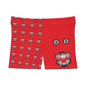 Eerie Eyes Monster Women&#39;s Shorts