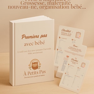 Livro de verificação do bebê | Primeiros Passos com o Bebê – Parto, cuidados, mala de maternidade, itens essenciais para pais jovens | PDF para impressão