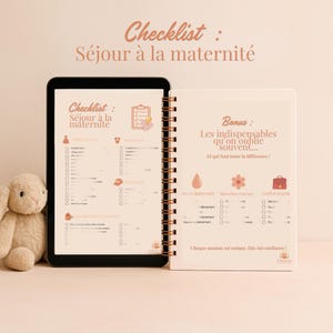Checklist voor een koffer tijdens de zwangerschap – Afdrukbaar | Koffer voor mama, baby en papa + essentiële extra's