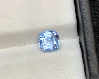 Santa Maria Blue Aquamarine Gemstone: 0.79 ct VVS Cushion Cut