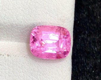 Padparacha Hot Pink Tourmaline: 2.14 Ct Precision Cut Tourmaline Afghan