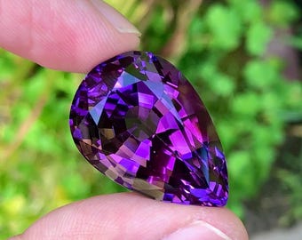 Extreame Rare Blue Hue: Color Shifting 54.00 Ct Amethyst Rwanda Mine 2015Y