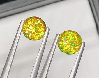 Capelinha Chrome Pair Sphene: 2.44 ct High End Brilliance Madagascar Mined