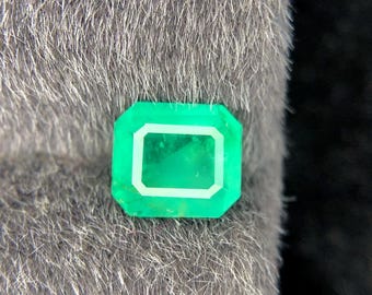 Natural Emerald Gemstone – 0.71 Ct Untreated Chitral Emerald