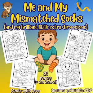 Down Syndrome Coloring Book: Inclusive Art for Kids (PDF Download)