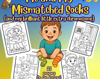 Inclusive Coloring Book | Down Syndrome Representation, Neurodiversity Activity Pages (PDF Download)