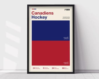 Montreal Canadiens Hockey Art Print | NHL Team Memorabilia