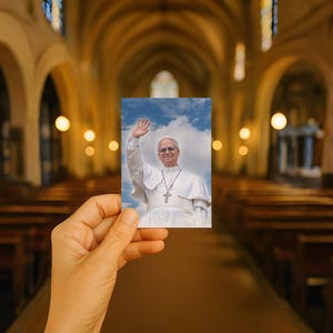 Immaginette Sacre Papa Leone XIV – Stampare PNG + PDF | prodotto digitale