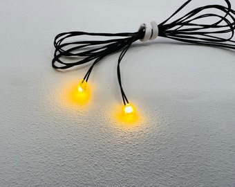 MOC 2x Blinking  LED lights for LEGO creation. Small enough to fit in any lego piece