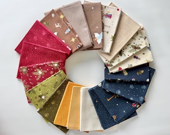 Silent Night Fat Quarter Bundle by Jennifer Long for Riley Blake