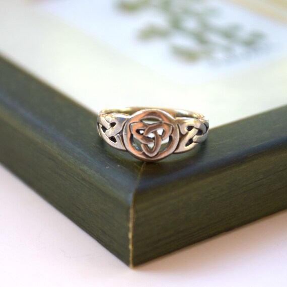Trinity pinky ring hot sale