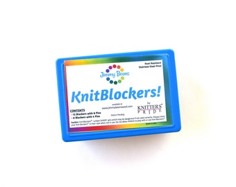 KnitBlockers by Knitters Pride Jimmy Beans rainbow blockers knitting crochet supplies gift for knitter Mother's Day Christmas Birthday