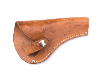 Vintage waistband leather holster 442 very small frame revolver 2" to 3 1/2" barrel belt holster firearm holster