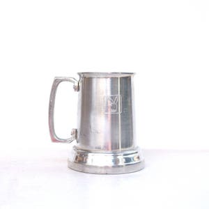 Vintage Playboy beer stein aluminum mug glass bottom Playboy Bunny tankard collectible gift for men Birthday Valentines Day Fathers Day gift