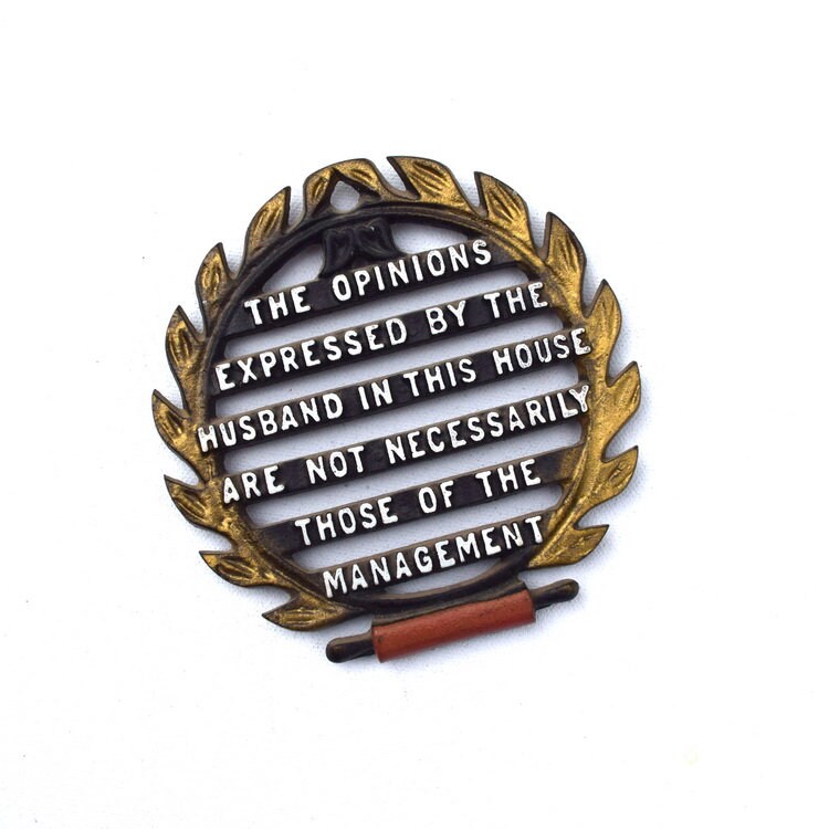 Vintage trivet with funny sayings marriage humor husband wife Etsy