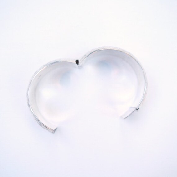 Silver bangle bracelet scrollwork sterling silver… - image 4