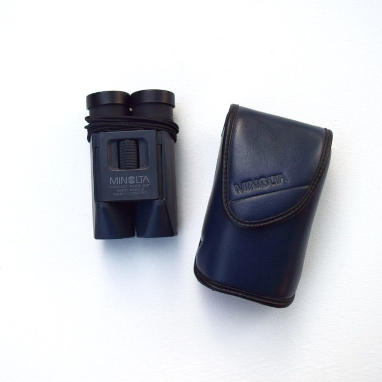 Minolta binoculars pocket 8 x 22 8.2' wide angle multi Etsy