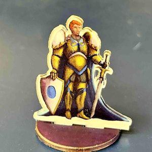 Custom Acrylic Standee, DnD Miniature, Unique Tabletop RPG Standee, Sturdy Game Token, RPG Miniature, Personalized Gift