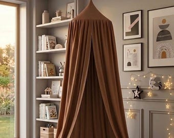Kids Princess Bed Canopy | Mosquito Net, Nursery Decor, Reading Nook Tent