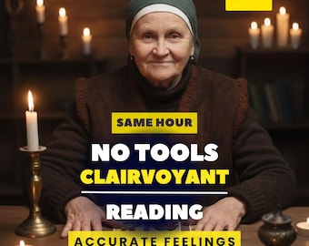 Same Hour No Cards Clairvoyant Reading, Accurate Reading, Psychic Reading, Psychic Blind Reading, Psychic Predictions, General Reading