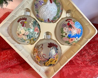 Ozdoby świąteczne w kształcie koguta