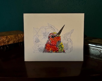 Koliber Akwarela i tusz