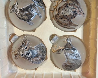 Ozdoby świąteczne z motywem jelenia i łosia