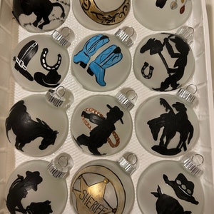 Cowboy Christmas Ornaments