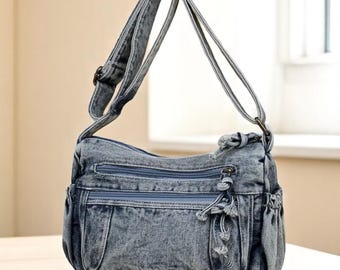 Bolso vaquero tipo hobo: bandolera de gran capacidad